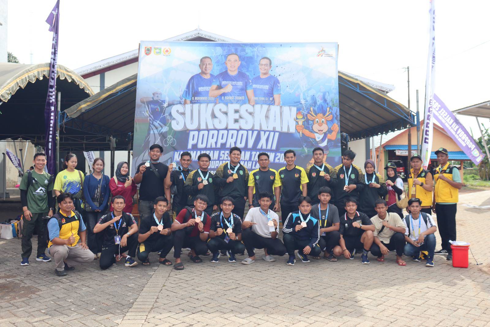 Atlet Gulat Tapin Berlaga di PORPROV Kalsel 2025 di Tanah Laut